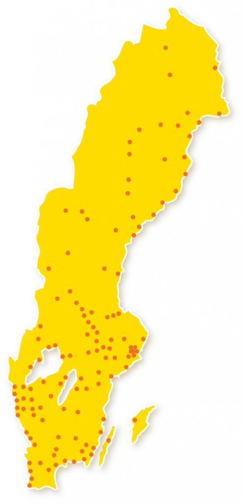 Sverigekarta